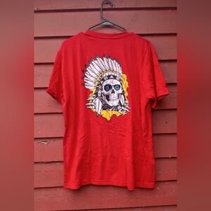 Powell Peralta Bones Brigade Skeleton Chief Skater T-shirt XL